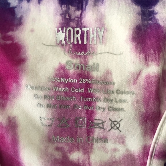Worthy Threads Pink Purple Bra and Legging Set S - Picture 13 of 15
